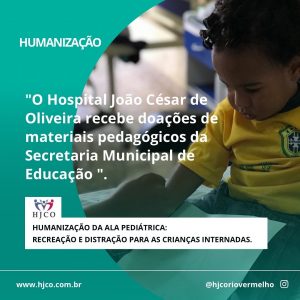 Read more about the article Humanização da ala pediátrica!