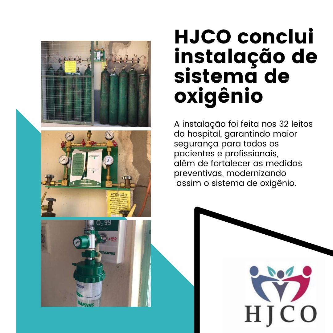 You are currently viewing HJCO conclui instalação do novo sistema de oxigênio nos 32 leitos do hospital.
